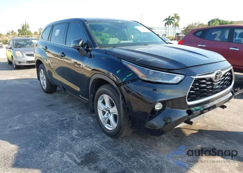 2021 Toyota Highlander Le из США, поврежденный, VIN 5TDBZRBH2MS085139